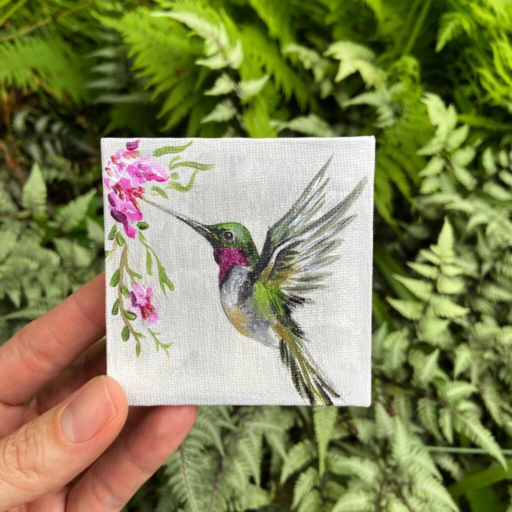 Humming Bird Portrait